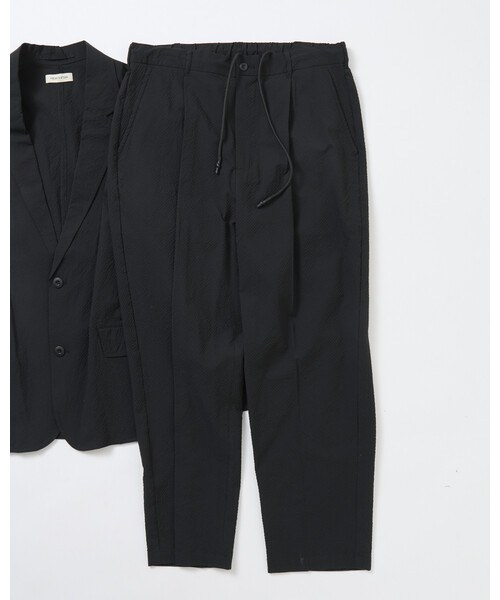 FREAK'S STORE（フリークスストア）の「限定展開 AiRide/エアライド リラックスフィット シアサッカー セットアップ/テーラードジャケット/ワイドスラックス/吸水速乾/UVカット（セットアップ・メンズ・チャコールグレー/ブラウン/ブラック/ネイビー・MEDIUM/SMALL/LARGE）」の14枚目の写真