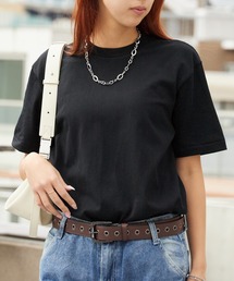Hanes/ヘインズ T-SHIRTS KURO/MOKU クルーネック 半袖Tシャツ 秋 秋服 2026年秋冬