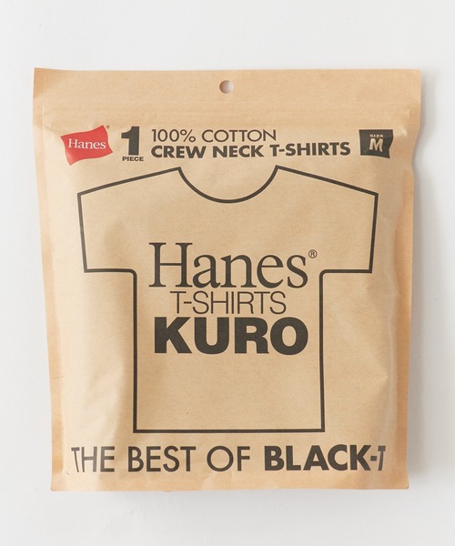 HANES(ヘインズ)の「Hanes/ヘインズ T-SHIRTS KURO/MOKU クルーネック 半袖Tシャツ 秋 秋服 2026年秋冬(Tシャツ/カットソー・メンズ・ブラック/グレー・M/L/XL)」の14枚目の写真