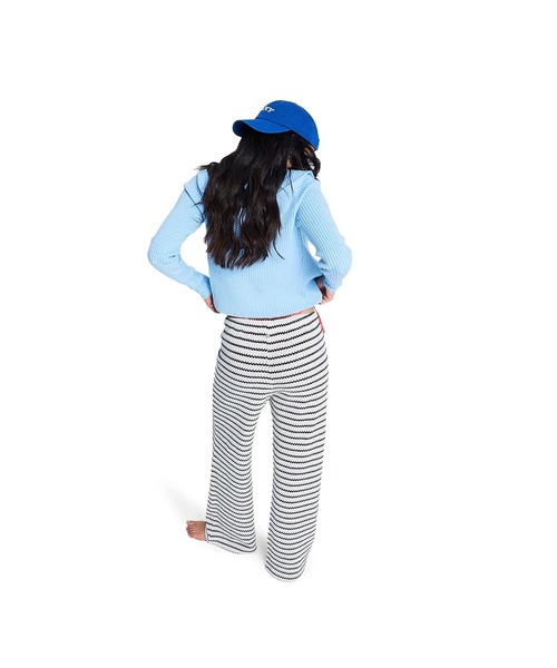 ROXY(ロキシー)の「ROXY ウィメンズ PALMA DE PLAYA PANT ロングパンツ 【2026年春夏モデル】/ロキシーフレアシルエットウエストゴムパンツ(その他パンツ・レディース・オレンジ・SMALL/MEDIUM)」の3枚目の写真