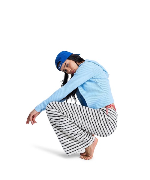 ROXY(ロキシー)の「ROXY ウィメンズ PALMA DE PLAYA PANT ロングパンツ 【2026年春夏モデル】/ロキシーフレアシルエットウエストゴムパンツ(その他パンツ・レディース・オレンジ・SMALL/MEDIUM)」の4枚目の写真