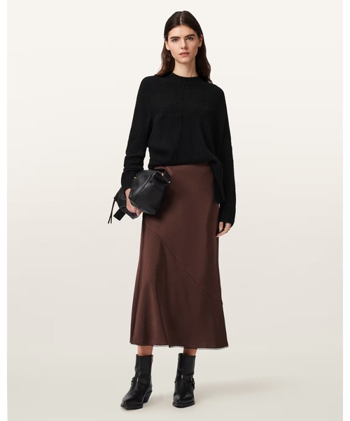ALLSAINTS(オールセインツ)の「DARYA BIAS CUT MAXI SKIRT | DARYA バイアス カット マキシ スカート(スカート・レディース・ブラウン系その他・10/8/6/4)」の5枚目の写真