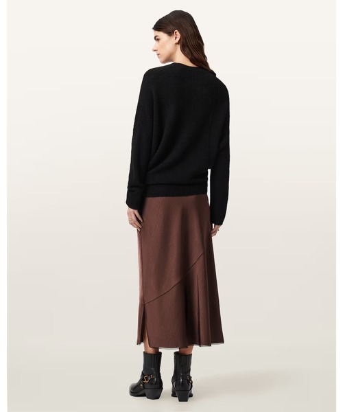 ALLSAINTS(オールセインツ)の「DARYA BIAS CUT MAXI SKIRT | DARYA バイアス カット マキシ スカート(スカート・レディース・ブラウン系その他・10/8/6/4)」の7枚目の写真