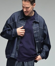 B&T CLUB（ビーティークラブ）の「ジャケット メンズ 大きいサイズ ストレッチ デニムジャケット 1st B＆T CLUB (ビーアンドティークラブ)（デニムジャケット）」