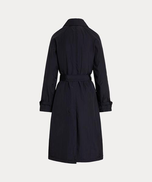 LAUREN RALPH LAUREN(ローレン ラルフ ローレン)の「ベルテッド タフタ トレンチ コート(トレンチコート・レディース・ネイビー系1・L/M/S/XS/XXS)」の2枚目の写真