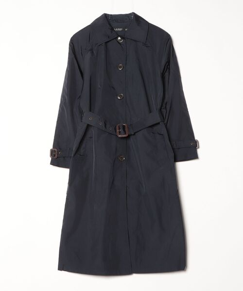 LAUREN RALPH LAUREN(ローレン ラルフ ローレン)の「ベルテッド タフタ トレンチ コート(トレンチコート・レディース・ネイビー系1・L/M/S/XS/XXS)」の3枚目の写真
