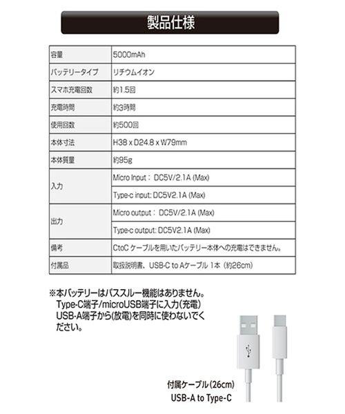 studio CLIP（スタディオクリップ）の「モバイルバッテリー[パントビスコ コラボ]（スマホグッズ・レディース・その他1・FREE）」の17枚目の写真