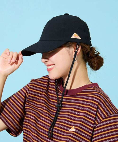 FREAK'S STORE（フリークスストア）の「限定展開 KELTY × FREAK'S STORE/ケルティ 別注 ナイロン 日よけ キャップ（吸水速乾）（ハット・レディース・オリーブ/ブラック/ライトグレー・ONE SIZE）」の4枚目の写真