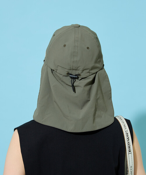 FREAK'S STORE（フリークスストア）の「限定展開 KELTY × FREAK'S STORE/ケルティ 別注 ナイロン 日よけ キャップ（吸水速乾）（ハット・レディース・オリーブ/ブラック/ライトグレー・ONE SIZE）」の11枚目の写真
