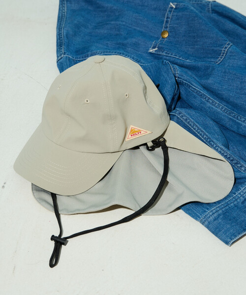 FREAK'S STORE（フリークスストア）の「限定展開 KELTY × FREAK'S STORE/ケルティ 別注 ナイロン 日よけ キャップ（吸水速乾）（ハット・レディース・オリーブ/ブラック/ライトグレー・ONE SIZE）」の19枚目の写真