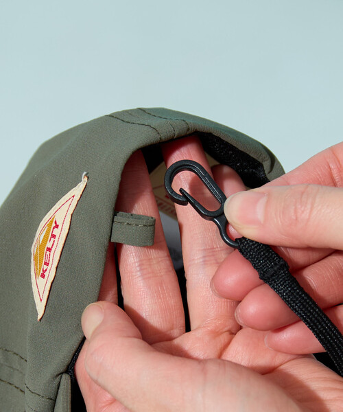 FREAK'S STORE（フリークスストア）の「限定展開 KELTY × FREAK'S STORE/ケルティ 別注 ナイロン 日よけ キャップ（吸水速乾）（ハット・レディース・オリーブ/ブラック/ライトグレー・ONE SIZE）」の21枚目の写真