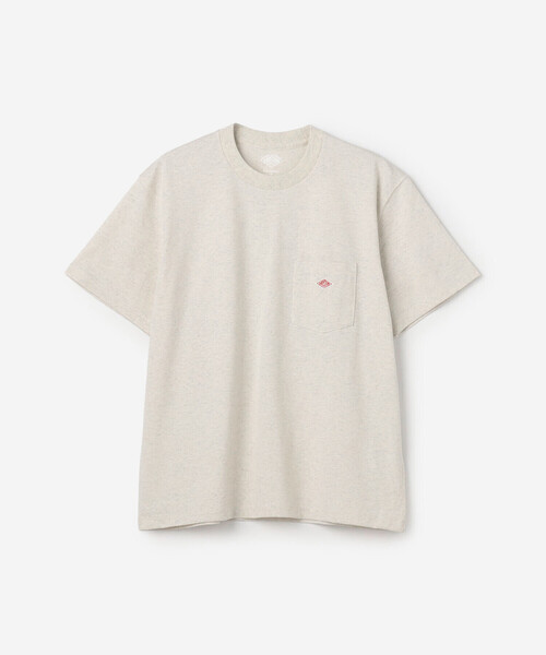 DANTON(ダントン)の「DANTON | ポケット クルーネックTシャツ SOLID WOMEN(Tシャツ/カットソー・レディース・ホワイト/ダークグレー/オレンジ/ホワイト系その他5・M/S)」の3枚目の写真