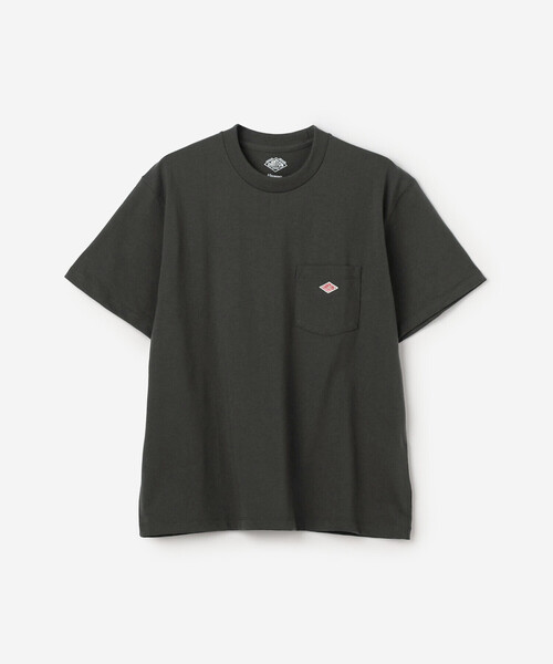 DANTON(ダントン)の「DANTON | ポケット クルーネックTシャツ SOLID WOMEN(Tシャツ/カットソー・レディース・ホワイト/ダークグレー/オレンジ/ホワイト系その他5・M/S)」の4枚目の写真