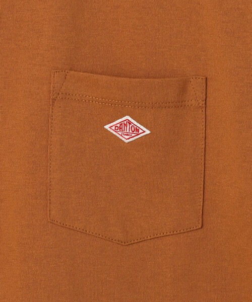DANTON(ダントン)の「DANTON | ポケット クルーネックTシャツ SOLID WOMEN(Tシャツ/カットソー・レディース・ホワイト/ダークグレー/オレンジ/ホワイト系その他5・M/S)」の11枚目の写真
