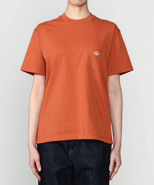 DANTON(ダントン)の「DANTON | ポケット クルーネックTシャツ SOLID WOMEN(Tシャツ/カットソー・レディース・ホワイト/ダークグレー/オレンジ/ホワイト系その他5・M/S)」の10枚目の写真
