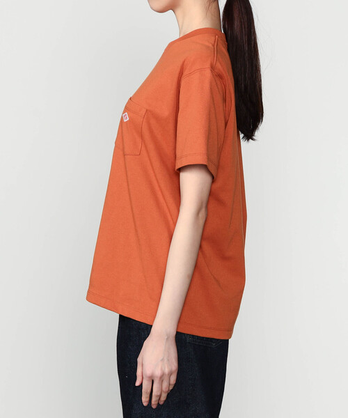 DANTON(ダントン)の「DANTON | ポケット クルーネックTシャツ SOLID WOMEN(Tシャツ/カットソー・レディース・ホワイト/ダークグレー/オレンジ/ホワイト系その他5・M/S)」の9枚目の写真