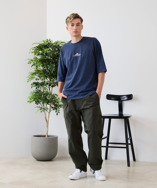 UNIIT(ユニット)の「【ZERO STAIN/ゼロステイン】汗染みの目立ちにくいTシャツ ZEROSTAIN アニマルワンポイント刺繍オーバーサイズTシャツ 防汚 UVカット 綿タッチ・厚手(Tシャツ/カットソー・メンズ・ホワイト系その他2/ブラック系その他2/ブルー系その他/ホワイト系その他3/ベージュ系その他/ブラック系その他3・LARGE/MEDIUM/X-LARGE)」の15枚目の写真