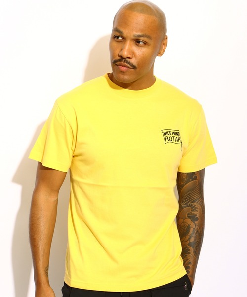 ROTAR(ローター)の「NICEWIND ROTAR Tee(Tシャツ/カットソー・メンズ・イエロー系その他/ホワイト系その他/スミクロ・SMALL/MEDIUM/LARGE/X-LARGE)」の4枚目の写真