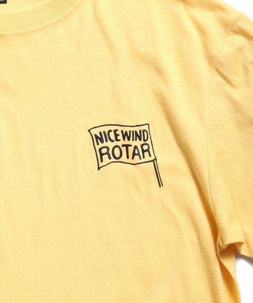 ROTAR(ローター)の「NICEWIND ROTAR Tee(Tシャツ/カットソー・メンズ・イエロー系その他/ホワイト系その他/スミクロ・SMALL/MEDIUM/LARGE/X-LARGE)」の8枚目の写真