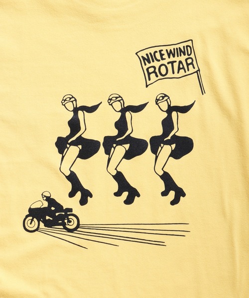 ROTAR(ローター)の「NICEWIND ROTAR Tee(Tシャツ/カットソー・メンズ・イエロー系その他/ホワイト系その他/スミクロ・SMALL/MEDIUM/LARGE/X-LARGE)」の9枚目の写真