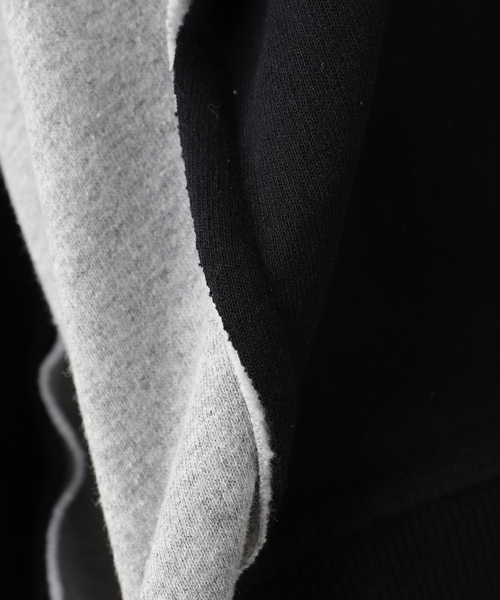 DISCOVERED(ディスカバード)の「DISCOVERED / ディスカバード Band Tee Dolman Zip Hoodie(パーカー・メンズ・ブラック・FREE)」の3枚目の写真