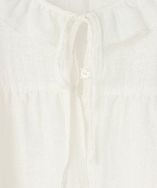 LOWRYS FARM（ローリーズファーム）の「フリルチュニックキャミ 668389（キャミソール・レディース・イエロー/アイボリー/ブラック・FREE）」の13枚目の写真