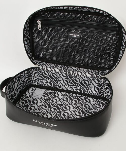 MARK & LONA（マークアンドロナ）の「ML Dual-Tone Shoe Bag（ゴルフグッズ・メンズ・ブラック・FREE）」の9枚目の写真
