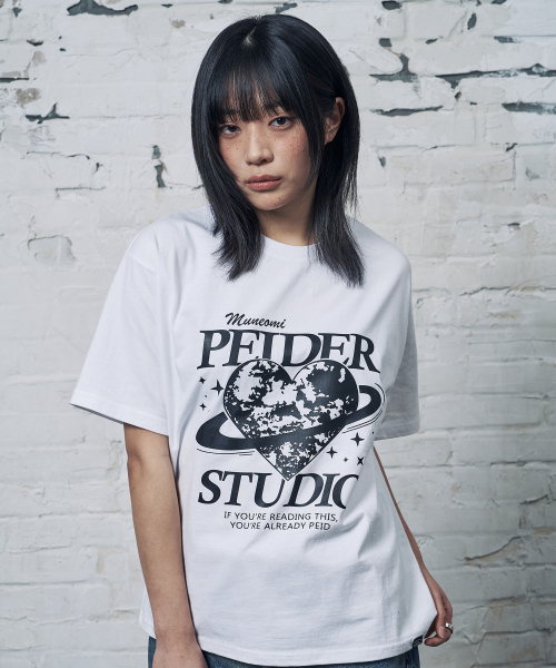 PEID（ペイド）の「PDスタジオ 半袖Tシャツ ホワイト（Tシャツ/カットソー・レディース・ホワイト・2/3/4/5/6/1）」の2枚目の写真