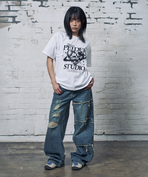 PEID（ペイド）の「PDスタジオ 半袖Tシャツ ホワイト（Tシャツ/カットソー・レディース・ホワイト・2/3/4/5/6/1）」の5枚目の写真