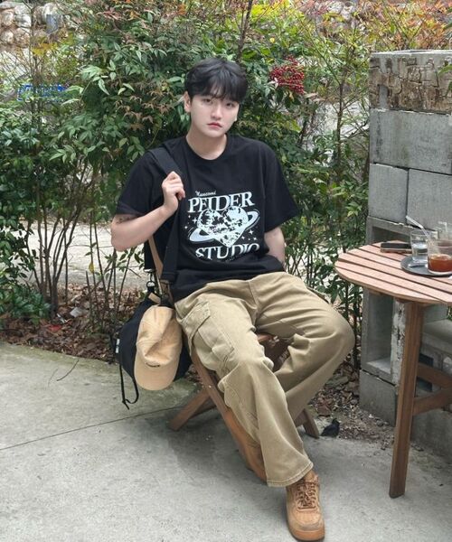 PEID（ペイド）の「PDスタジオ 半袖Tシャツ ホワイト（Tシャツ/カットソー・レディース・ホワイト・2/3/4/5/6/1）」の6枚目の写真