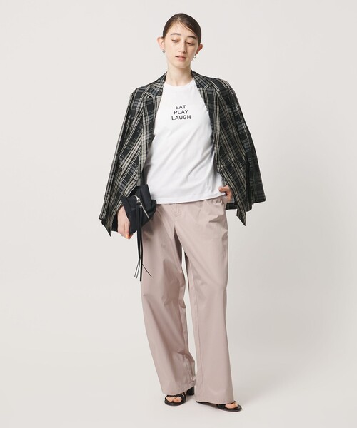 HANDTEX（ハンドテックス）の「【別注】＜HANDTEX＞Tシャツ ‐3TIPS‐（Tシャツ/カットソー・レディース・ライトピンク/ネイビー/ホワイト・F）」の10枚目の写真