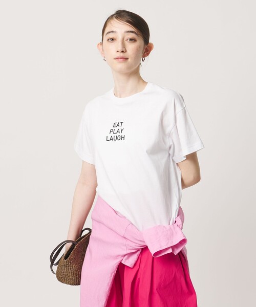 HANDTEX（ハンドテックス）の「【別注】＜HANDTEX＞Tシャツ ‐3TIPS‐（Tシャツ/カットソー・レディース・ライトピンク/ネイビー/ホワイト・F）」の11枚目の写真