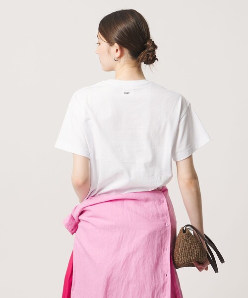 HANDTEX（ハンドテックス）の「【別注】＜HANDTEX＞Tシャツ ‐3TIPS‐（Tシャツ/カットソー・レディース・ライトピンク/ネイビー/ホワイト・F）」の12枚目の写真