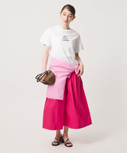 HANDTEX（ハンドテックス）の「【別注】＜HANDTEX＞Tシャツ ‐3TIPS‐（Tシャツ/カットソー・レディース・ライトピンク/ネイビー/ホワイト・F）」の13枚目の写真