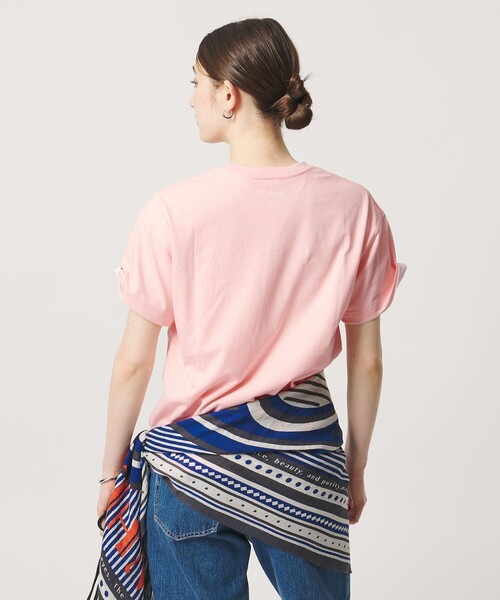 HANDTEX（ハンドテックス）の「【別注】＜HANDTEX＞Tシャツ ‐3TIPS‐（Tシャツ/カットソー・レディース・ライトピンク/ネイビー/ホワイト・F）」の14枚目の写真