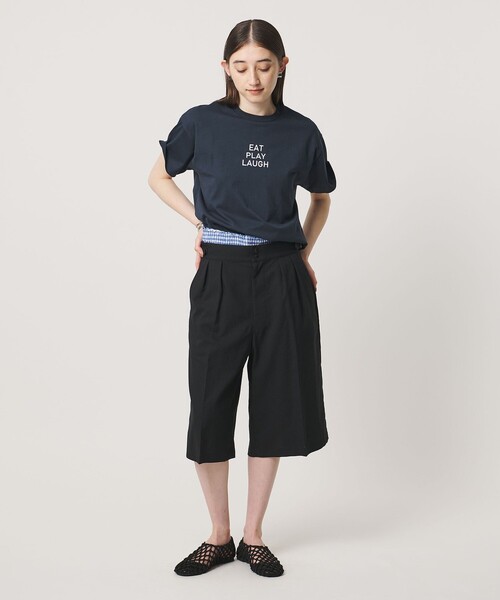 HANDTEX（ハンドテックス）の「【別注】＜HANDTEX＞Tシャツ ‐3TIPS‐（Tシャツ/カットソー・レディース・ライトピンク/ネイビー/ホワイト・F）」の17枚目の写真