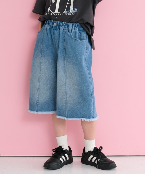 LEPSIM(レプシィム)の「【KIDS】デニムハーフパンツ 661230(デニムパンツ・キッズ・ブラック/ブルー・140/130/120)」の2枚目の写真