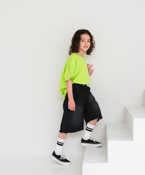 LEPSIM(レプシィム)の「【KIDS】デニムハーフパンツ 661230(デニムパンツ・キッズ・ブラック/ブルー・140/130/120)」の5枚目の写真