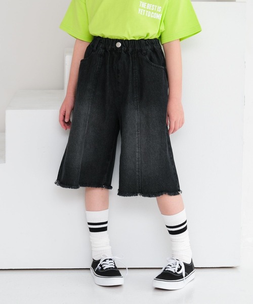 LEPSIM(レプシィム)の「【KIDS】デニムハーフパンツ 661230(デニムパンツ・キッズ・ブラック/ブルー・140/130/120)」の6枚目の写真