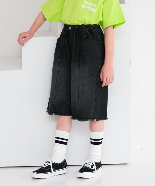LEPSIM(レプシィム)の「【KIDS】デニムハーフパンツ 661230(デニムパンツ・キッズ・ブラック/ブルー・140/130/120)」の7枚目の写真
