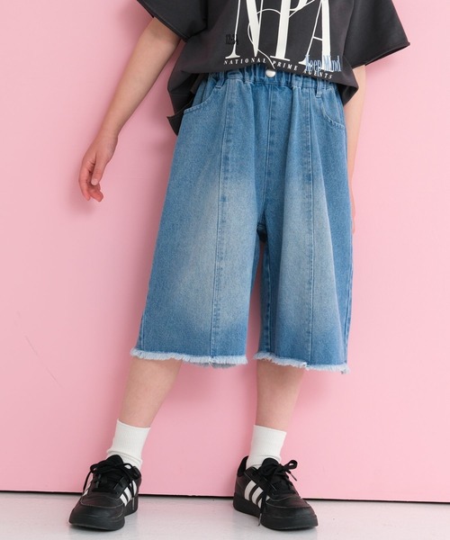 LEPSIM(レプシィム)の「【KIDS】デニムハーフパンツ 661230(デニムパンツ・キッズ・ブラック/ブルー・140/130/120)」の12枚目の写真