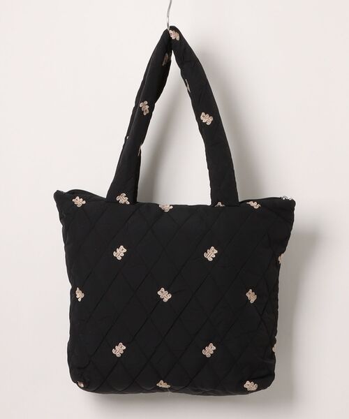 Mignonjour(ミニョンジュール)の「Mignonjour/くま刺繍キルティングバッグ M2900(ハンドバッグ・レディース・ホワイト/ブラウン/ブラック・FREE)」の12枚目の写真
