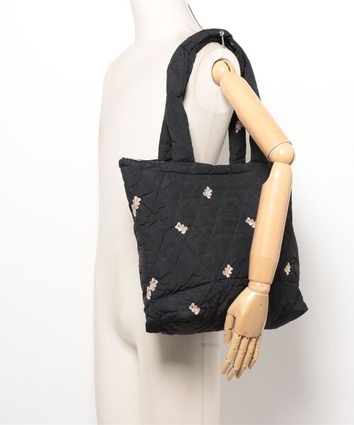 Mignonjour(ミニョンジュール)の「Mignonjour/くま刺繍キルティングバッグ M2900(ハンドバッグ・レディース・ホワイト/ブラウン/ブラック・FREE)」の15枚目の写真