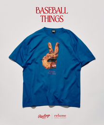 JOURNAL STANDARD relume（ジャーナルスタンダード　レリューム）の「Rawlings / ローリングス 別注” XPG3” グローブアート プリントTシャツ（Tシャツ/カットソー）」