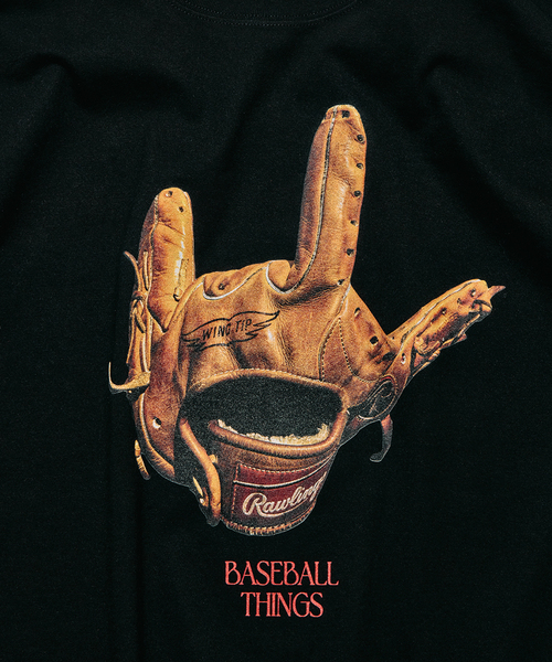 JOURNAL STANDARD relume(ジャーナルスタンダード レリューム)の「Rawlings / ローリングス 別注” XPG3” グローブアート プリントTシャツ(Tシャツ/カットソー・メンズ・ホワイト/ブラック/ライトブルー/ピンク・LARGE/MEDIUM)」の15枚目の写真