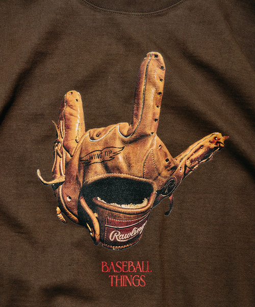 JOURNAL STANDARD relume(ジャーナルスタンダード レリューム)の「Rawlings / ローリングス 別注” XPG3” グローブアート プリントTシャツ(Tシャツ/カットソー・メンズ・ホワイト/ブラック/ライトブルー/ピンク・LARGE/MEDIUM)」の13枚目の写真