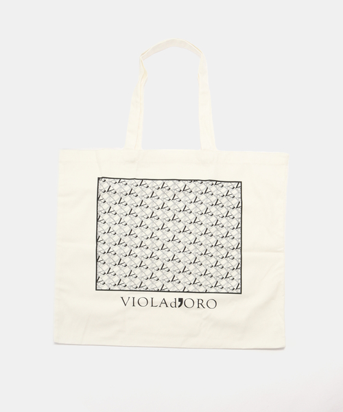 La TOTALITE（ラトータリテ）の「VIOLAd'ORO/ ヴィオラドーロ サークルカットレザー*アバカBAG（トートバッグ・レディース・アイボリー・FREE）」の12枚目の写真