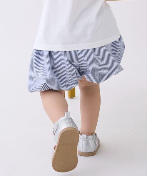 petit main（プティマイン）の「【リンク】お花バルーンパンツ（その他パンツ・キッズ・ブルー/ライトピンク/アイボリー・110cm/80ｃｍ/90cm/120cm/100cm/130cm）」の4枚目の写真