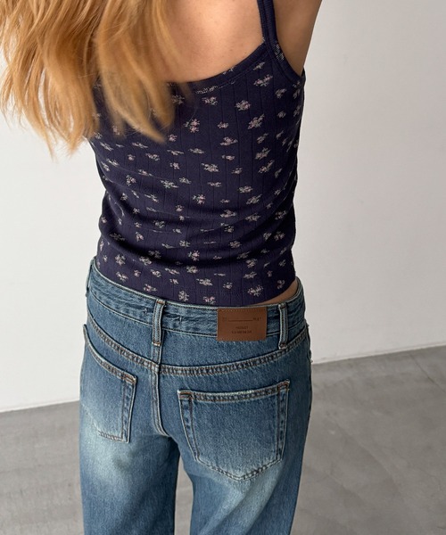 CANAL JEAN(キャナルジーン)の「El mar ロールーズストレートデニムパンツ 607(デニムパンツ・レディース・インディゴブルー・SMALL/MEDIUM)」の3枚目の写真