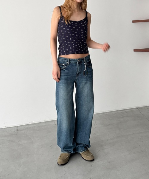 CANAL JEAN(キャナルジーン)の「El mar ロールーズストレートデニムパンツ 607(デニムパンツ・レディース・インディゴブルー・SMALL/MEDIUM)」の5枚目の写真